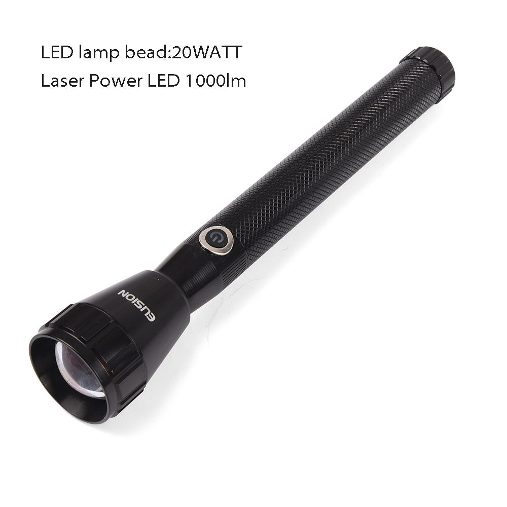 Rechargeable  Laser LED Flashlight Zoomable Power LED Aluminum Body EL8015