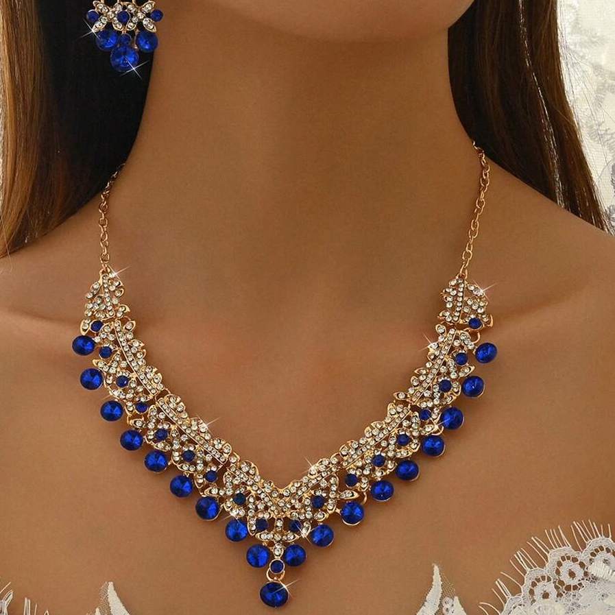 European American Style Bridal Jewelry Set 80820601