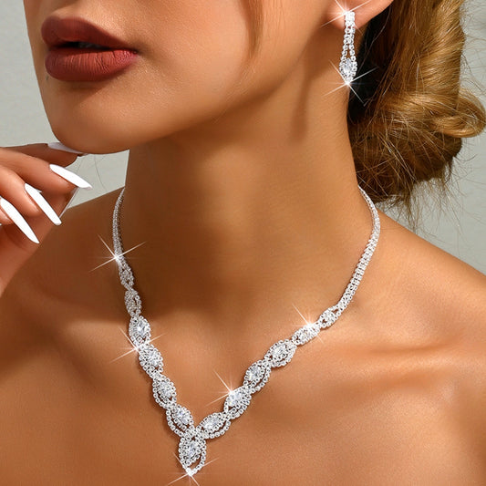 Fashion Cubic Zirconia Jewelry Set 9258