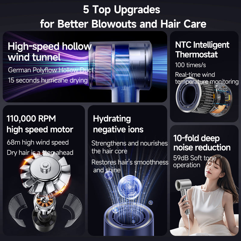 New Arrive Professional High-Speed Hair Dryer CFJ-VTT-D8