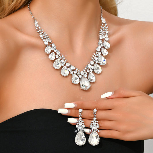 Crystal Jewelry Set, Wedding Necklace, Birthday Party 80826501