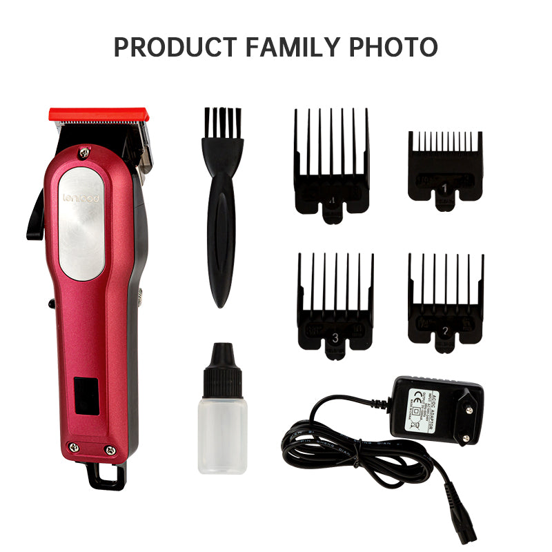 Red Hair Blades Trimmer Electric Clippers Home Haircut LR-Y3