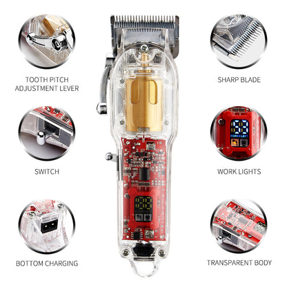 Electric Visible Hair Blades Trimmer Clippers LR-100AT