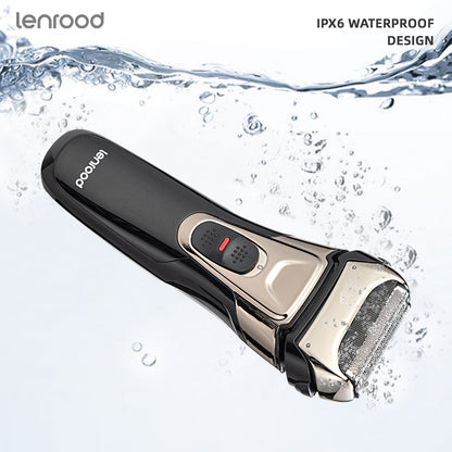 Electric Washable Beard Trimmer Shaver Sideburn Trimmer LR-605